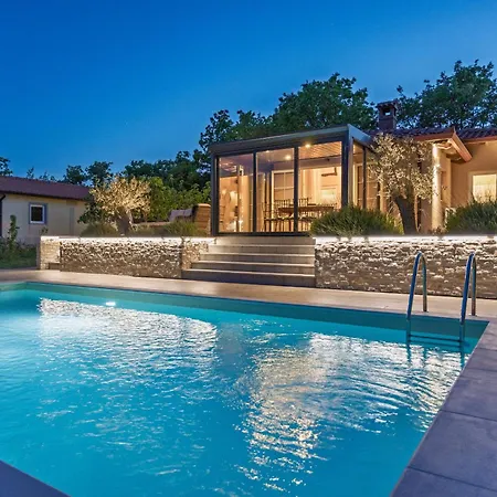 Krasna Kuca For 5 People Near Labin - Rabac With Private Heated Pool Villa
