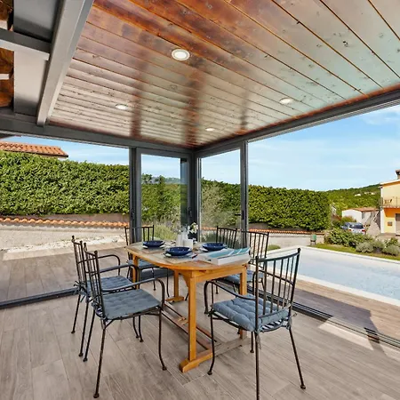 Krasna Kuca For 5 People Near Labin - Rabac With Private Heated Pool Villa *